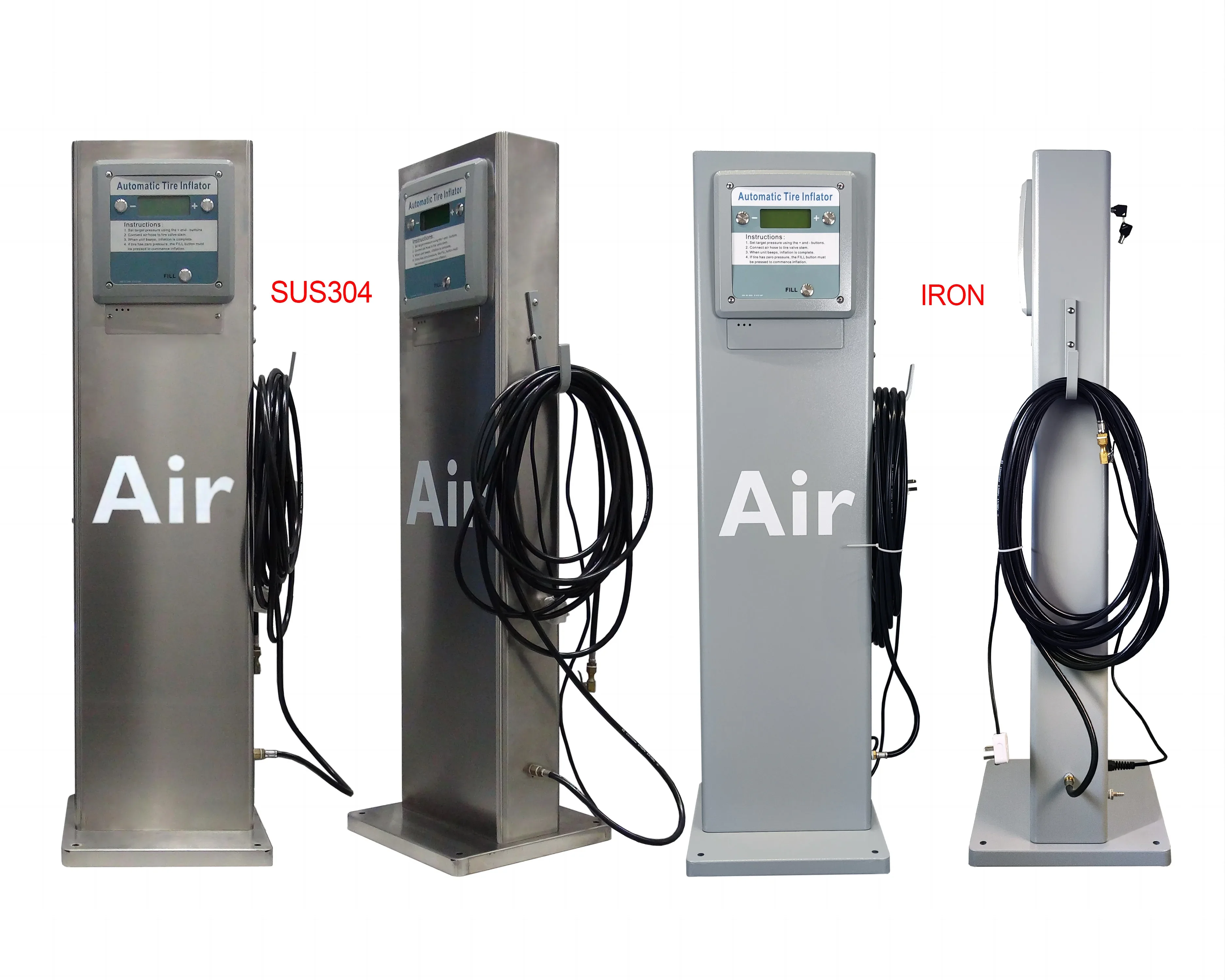 АЗС Автоматические насосы для шин Мотоциклы Цифровая подставка воздушного