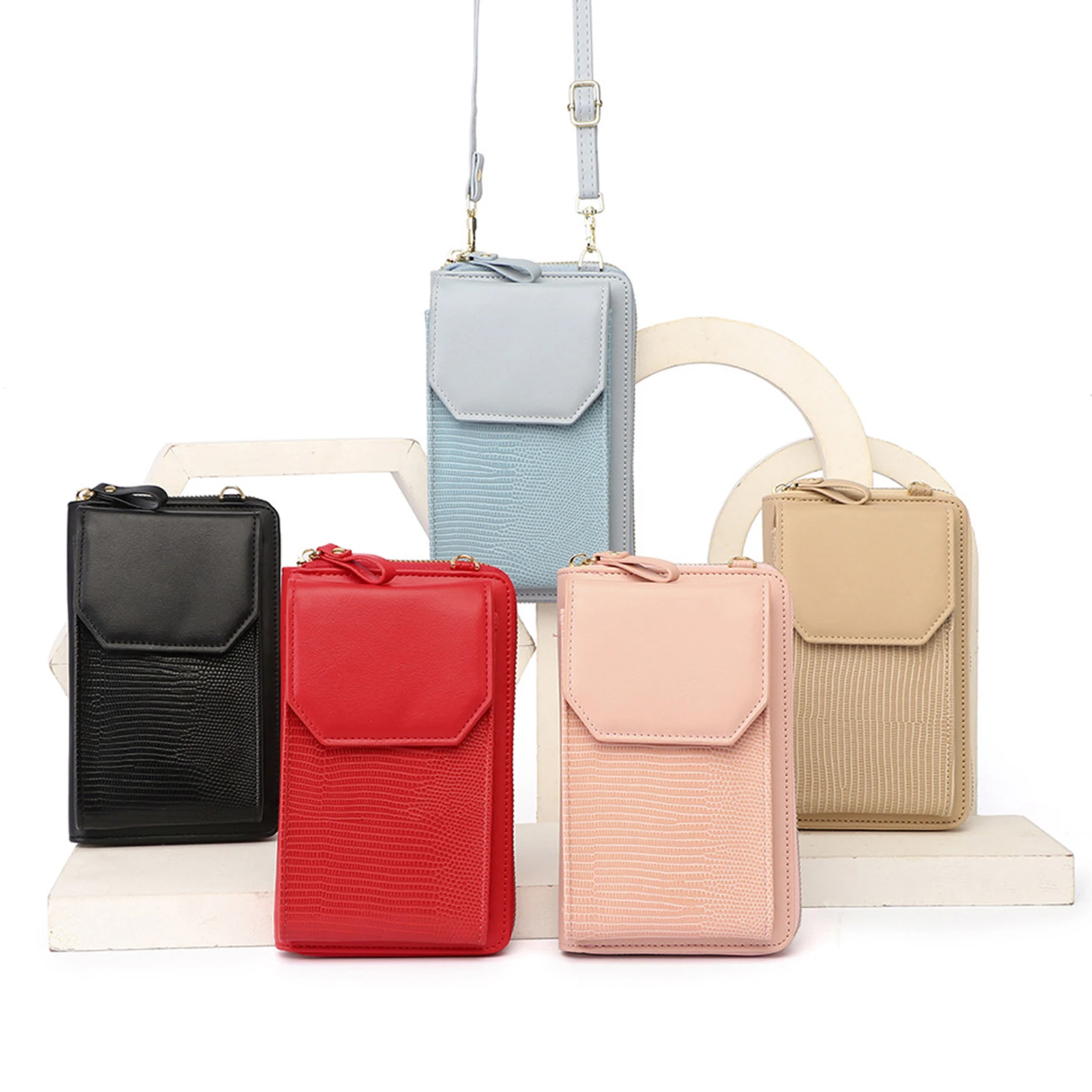 

2022 Bolso Mujer Women's Business Mini Wallet Pu Leather Purse Money Cash Card Holder Birthday Gift Super Thin Кошелек Женский