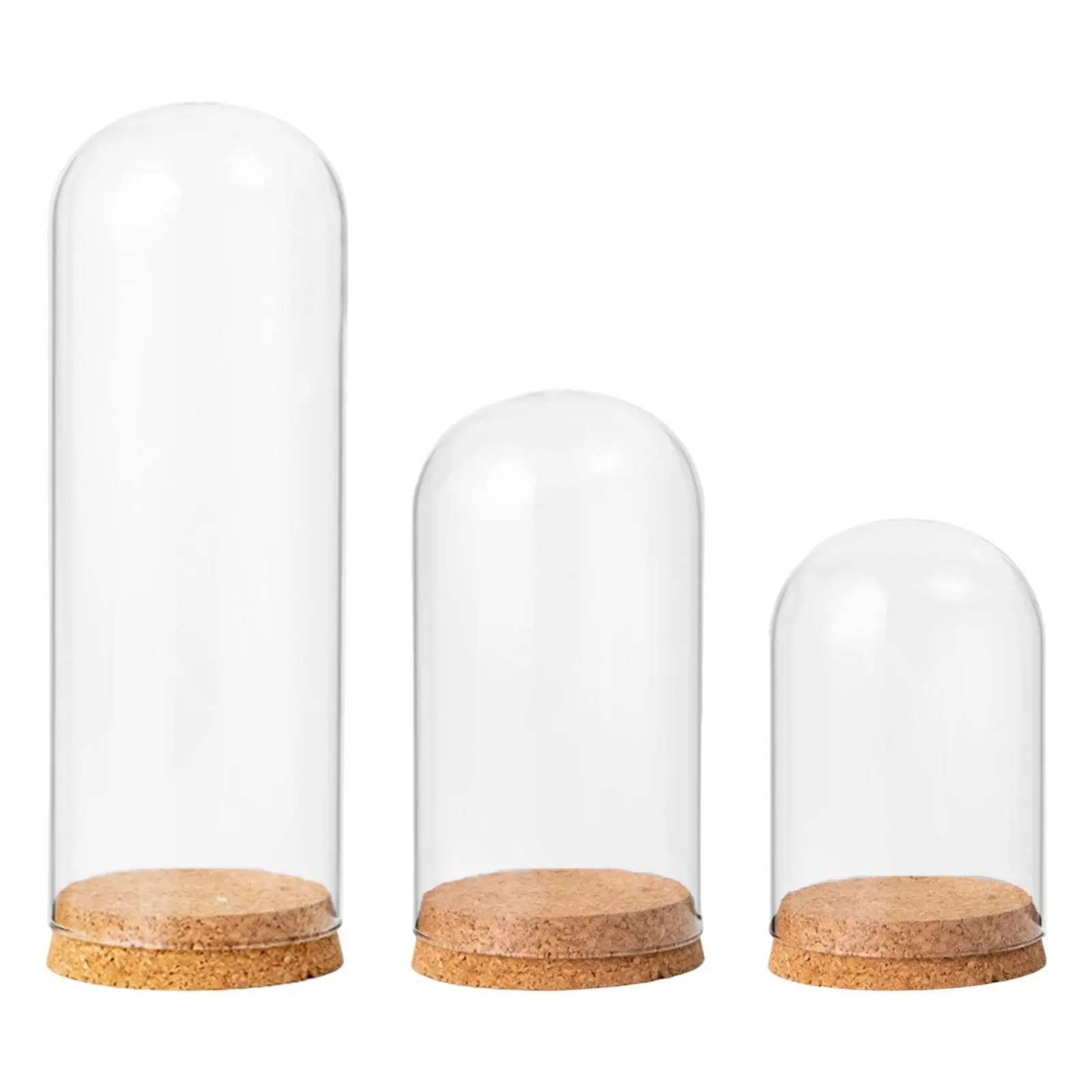Cloche Bell Jar Дисплей Купол Чехол DIY Контейнер Орнамент Крышка для