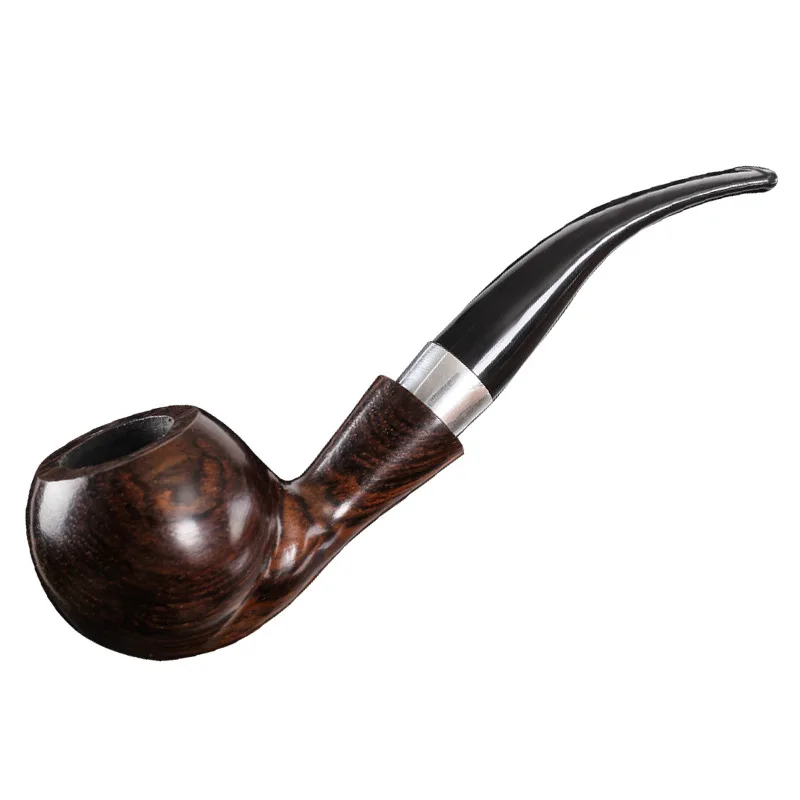 

Cut tobacco pipe ebony pipe manual large old-fashioned dry tobacco 9mm activated carbon filter element