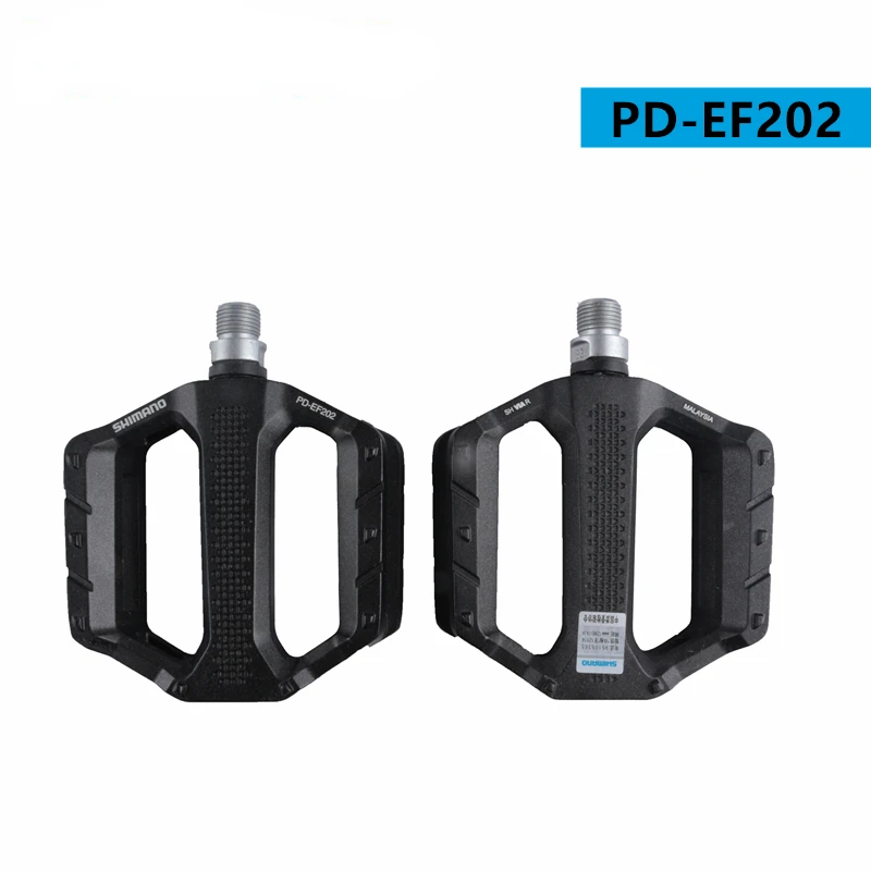 

Shimano PD-EF202 PD-EF102 долговечность плоской педальной оси, равная высококачественным моделям, широкому алюминиевому корпусу для повседневной езд...