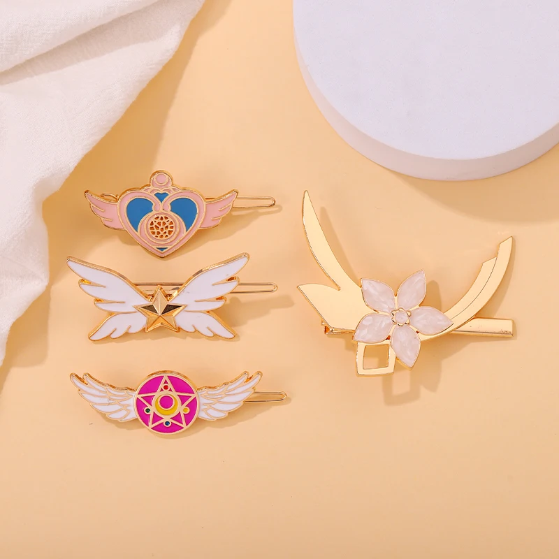 Заколки для волос Genshin Impact аксессуары оптовая цена металлические украшения