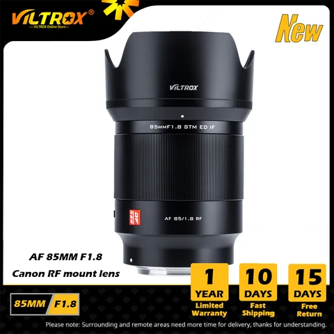 Объектив VILTROX 85 мм II F1.8 для Nikon Z Fuji X Sony E, полнокадровый портретный объектив с автофокусом, объектив Fujifilm X Nikon, объектив с креплением для камеры
