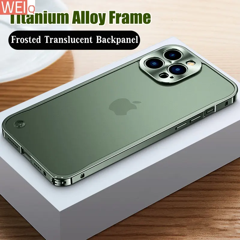 

Metal Magnetic Phone Case For iPhon 12 13 Pro Max Magsafe For iPhone 12 Promax 13 Mini Aluminium Magnet Covers Wireless Charging