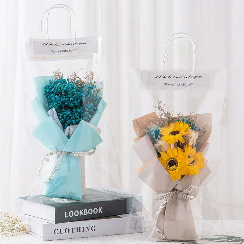 Mother Days Gift Flower Bouquet Dried Flowers Babysbreath Flowers Natural Plants preserve Floral for Wedding Home Decoration