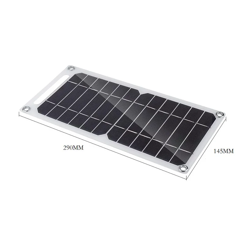BUHESHUI 10 Вт 5 В портативное зарядное устройство для солнечной батареи |