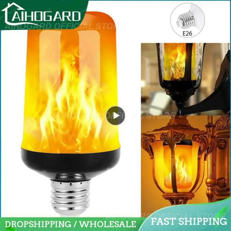 

Led Flame Effect Night Light Creative Flickering Emulation Led Lamp Led Dynamic Flame Effect E27 E26 B22 Fire Light Bulb 85-265v