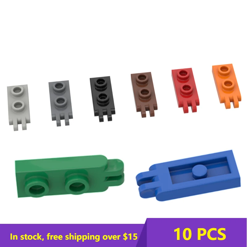 

10PCS Bricks Compatible Assembles Particles 4276 1x2 Vintage Articulated Plate Building Blocks Parts DIY Educational Gift Toys