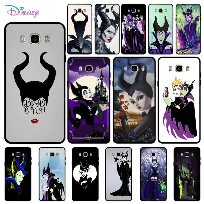 

Cartoon Disney Maleficent Phone Case for Samsung J 4 5 6 7 8 prime plus 2018 2017 2016 J7 core