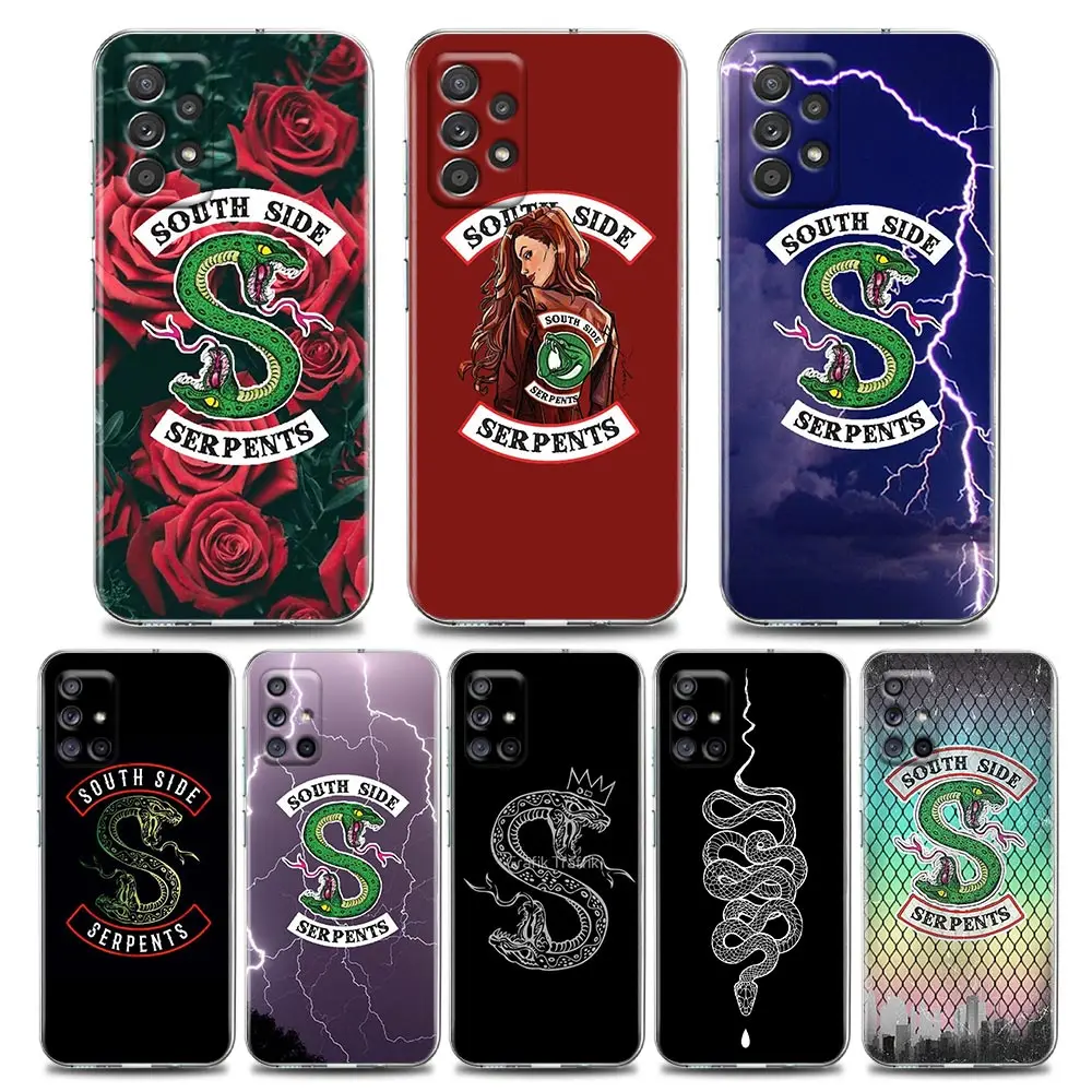 

Riverdale South Serpentine Snake Phone Case for Samsung A01 A11 A12 A13 A22 A23 A31 A32 A41 A51 A52 A53 A71 A72 A73 4G 5G Case