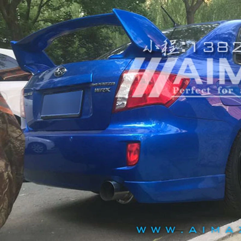 Неокрашенный задний спойлер из АБС-пластика для Subaru WRX STI 2007-2016 | Автомобили и