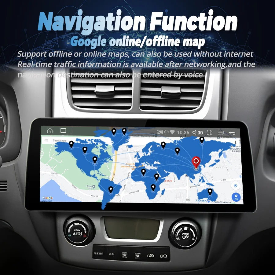 12 3-дюймовый автомобильный видеоплеер с широким экраном Android 14 2Din радио стерео для