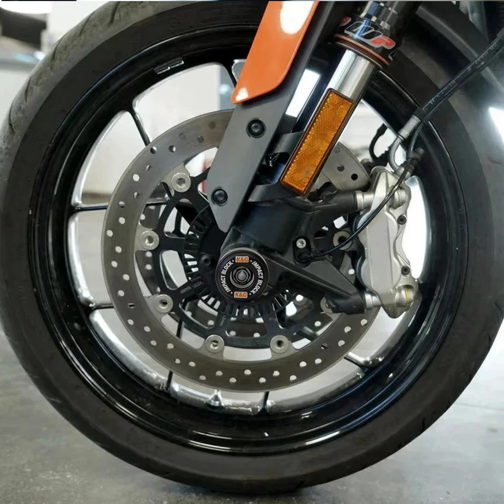 Фото Защита переднего и заднего колеса от падений для BMW S1000R S1000RR S1000XR M1000RR 2013-2026, слайдер для защиты вилки мотоцикла №2