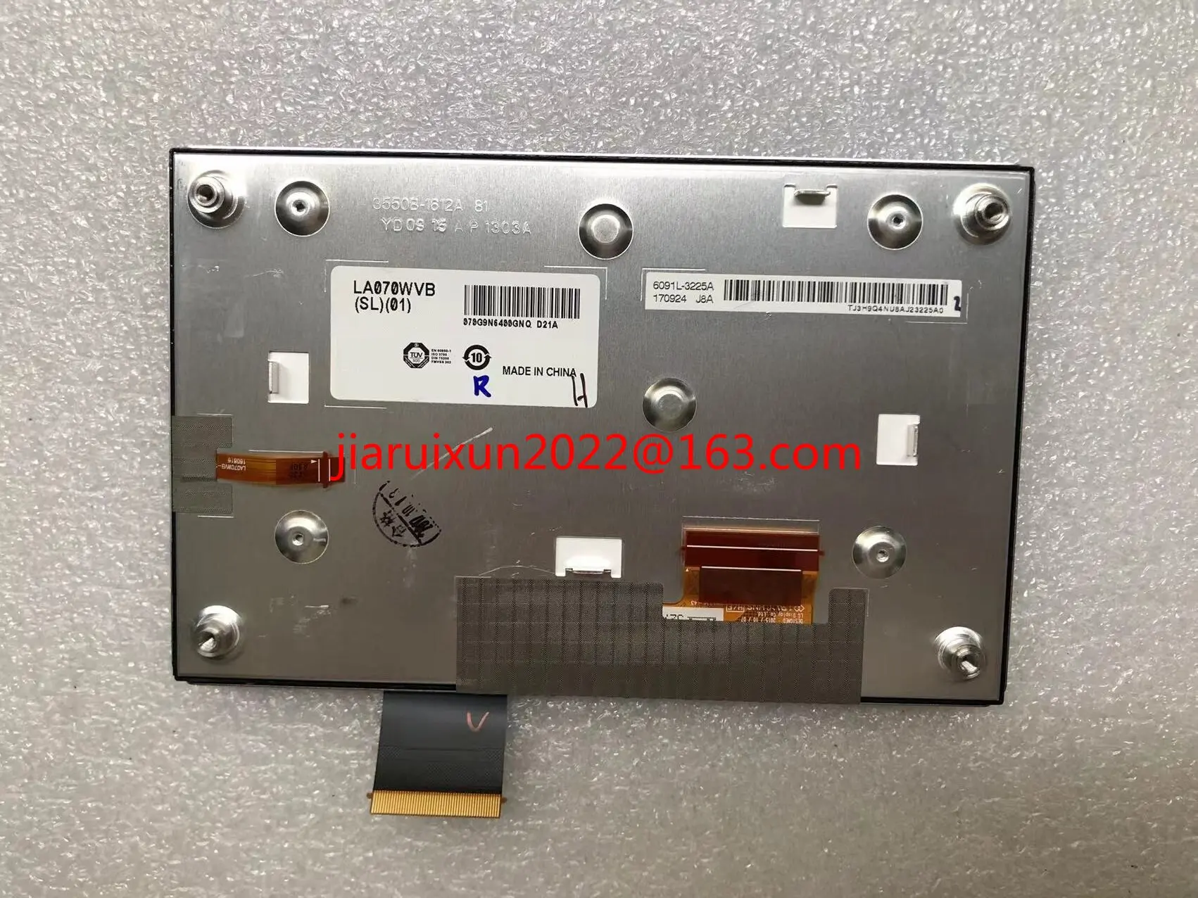 Фото LA070WVB(SL)(01) LA070WVB-SL01 с сенсорным экраном 7-дюймовый экран для автомобильной DVD-навигации GPS CD-плеер ЖК-экран №1