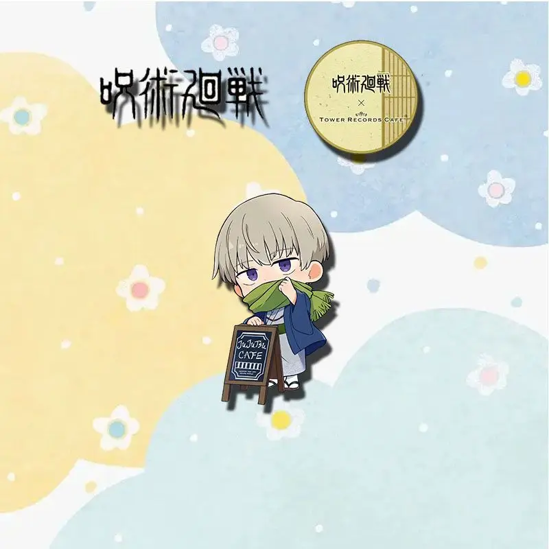 JJK Cafe Series акриловые заколки Gojo Satoru аксессуары из аниме Nanami Kento мультяшная