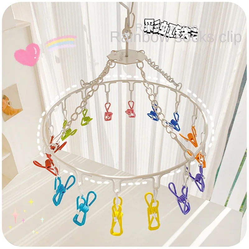 

Ветрозащитная стойка для носков из алюминиевого сплава, сушилка для нижнего белья, стеллаж для носков на балконе высокого качества