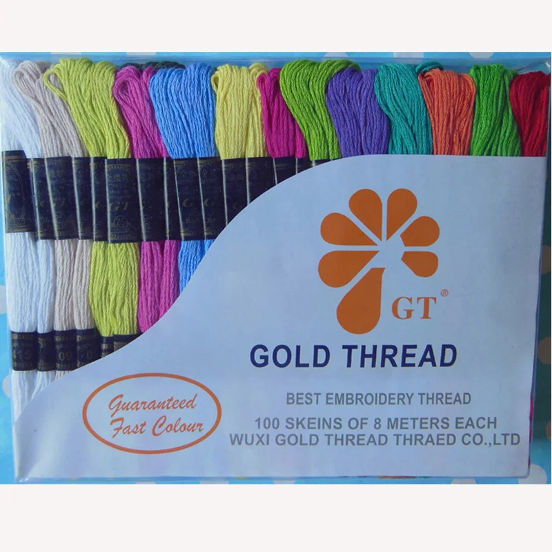 

high quality DIY family expenses handwork sewing material cross-stitch embroidery thread branch 5 box wholesale sell