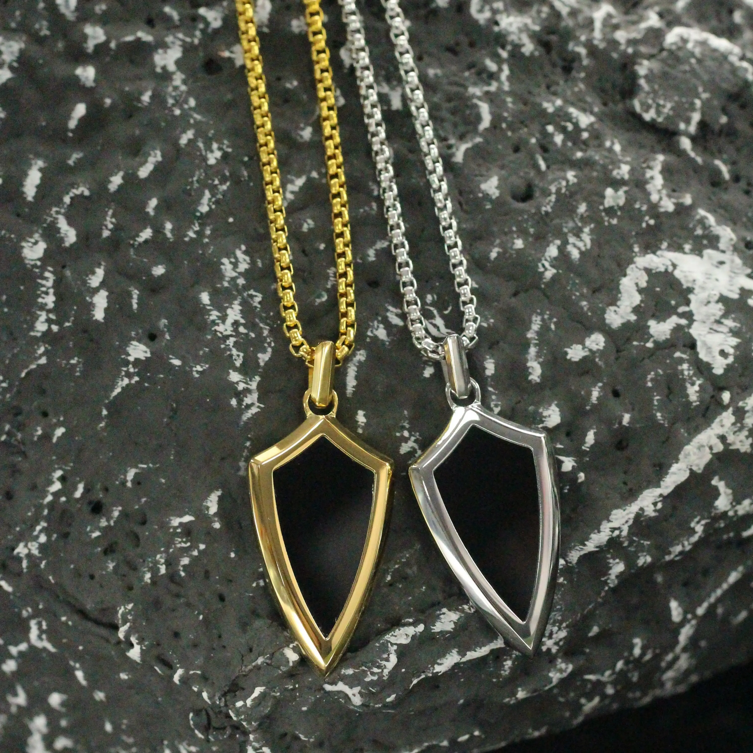 Изящные Ювелирные изделия мужское ожерелье из драгоценных камней