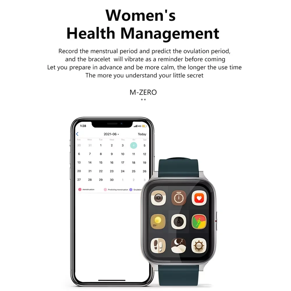 

Новинка, женские умные часы с цветным экраном 1,69 дюйма, фитнес-трекер с полным сенсорным экраном, Bluetooth, Смарт-часы с вызовом, женские Смарт-ч...