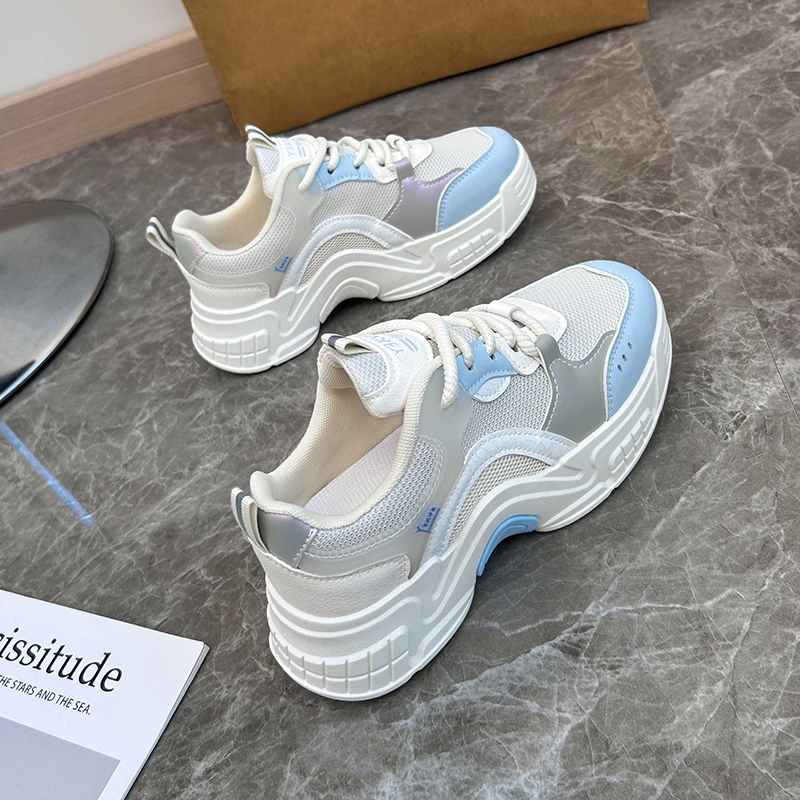 Женские кроссовки с воздушной подушкой модные сетчатые Повседневные Дышащие