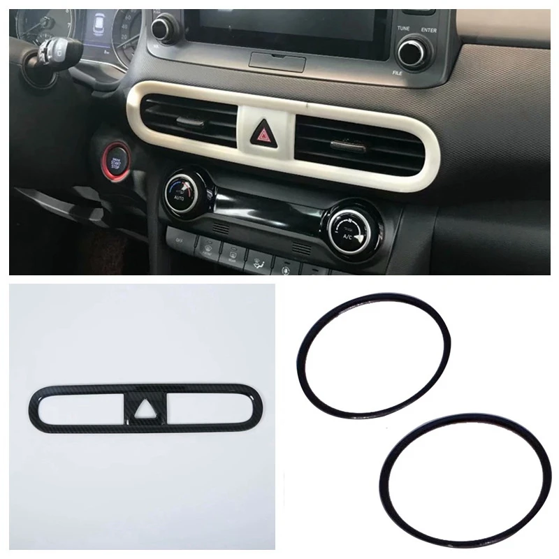 3 шт. автомобильные дефлекторы для Hyundai Kona Encino 2017 2018 2019 2020