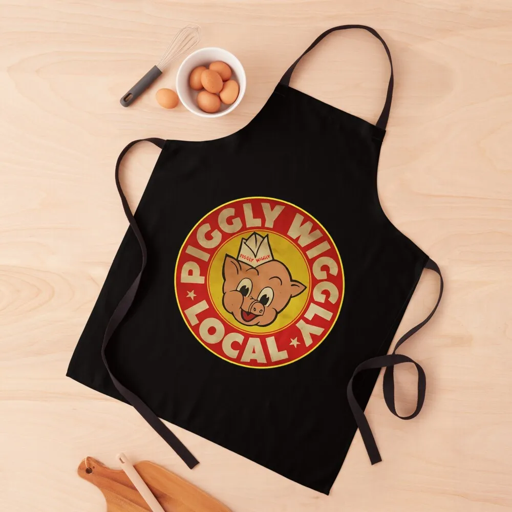 Фартук Piggly Wiggly Local Yellow Style для приготовления пищи женщин женский кухонный
