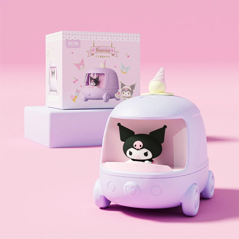 

Sanrio Cinnamoroll Bus Humidifier Hello Kitty Y2K Cute Office Doll Desktop Ornament Air Humidification Decorate Toys Girls Gifts
