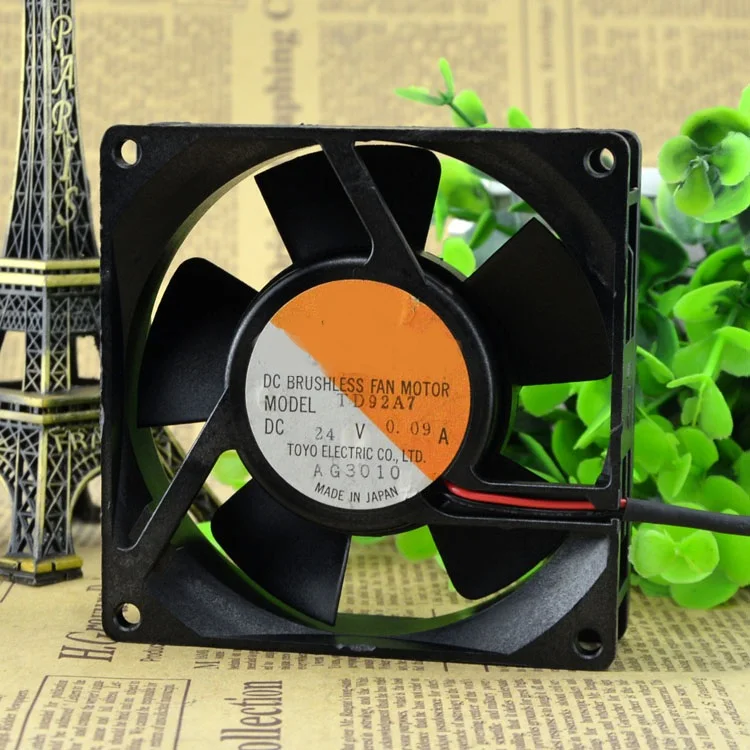 

Новый оригинальный двухпроводной бесшумный охлаждающий вентилятор TD92A7 24 В 0,09a