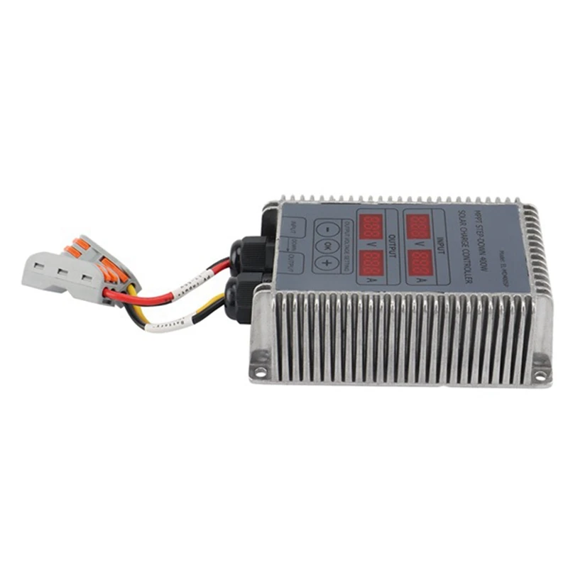 

SEWS-400W Step-Up MPPT Real-Time Tracking Function LED Display Solar Supply Battery Recharging Controller 24-85V