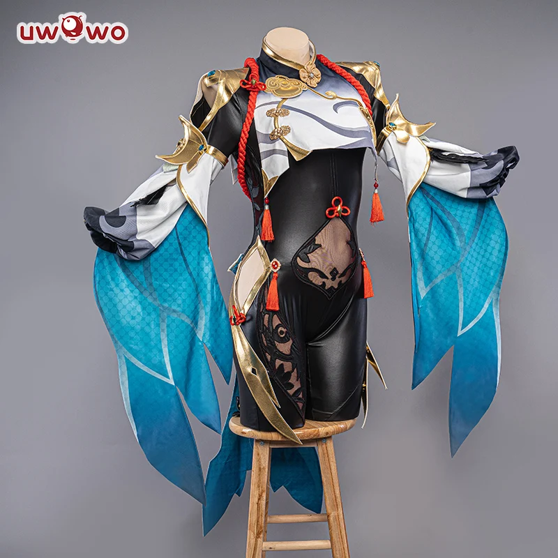 PRE-SALE UWOWO Shenhe костюм для косплея игра Genshin Impact Cosplay Liyue Cryo Shen he Character - купить по