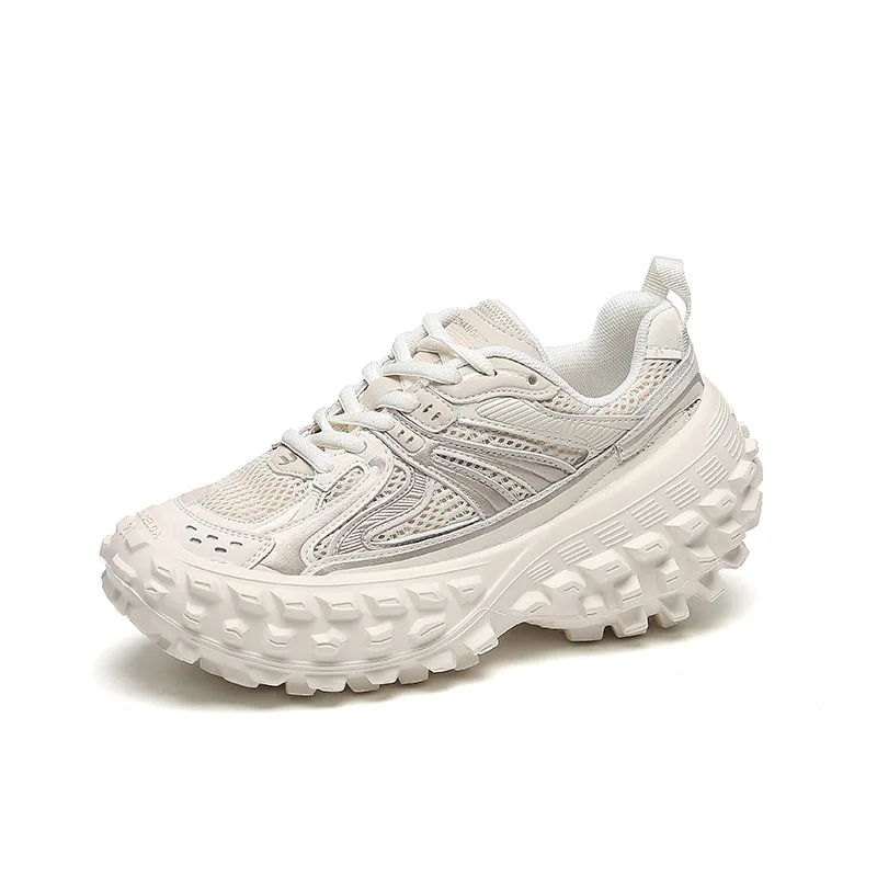 

Women Hot Ins Trendy White Shoes 2022 New Breathable Platform Sports Casual Tênis Feminino Sneaker Ladies Shoes for Women