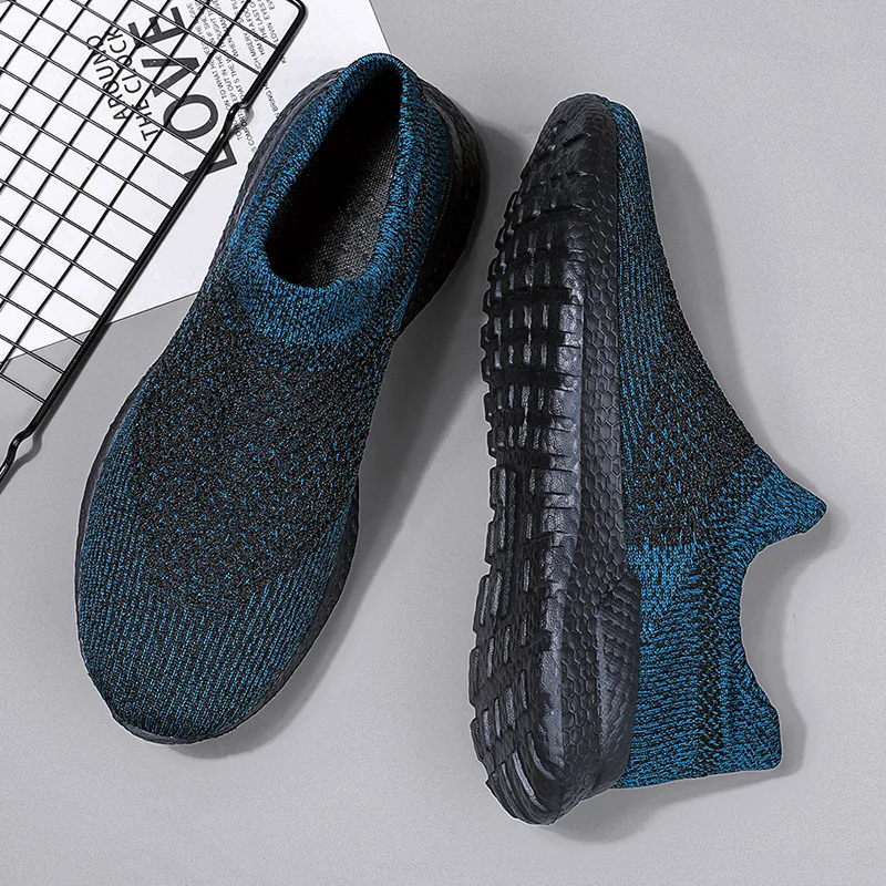 Кроссовки мужские дышащие профессиональные носки для бега модная удобная