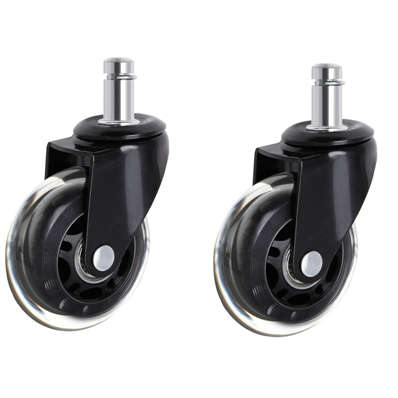 

3 Inch Furniture Casters 360 Degree Swivel Mute For Office Computer Chair Adjustable Rolling Double Bearing Cart Wheel