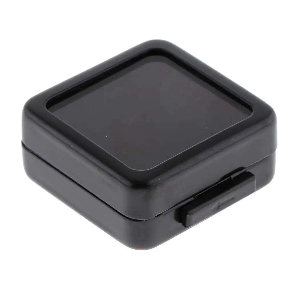 

Velvet Jewelry Glass Ring Display Box Holder Necklace Earring Storage Case