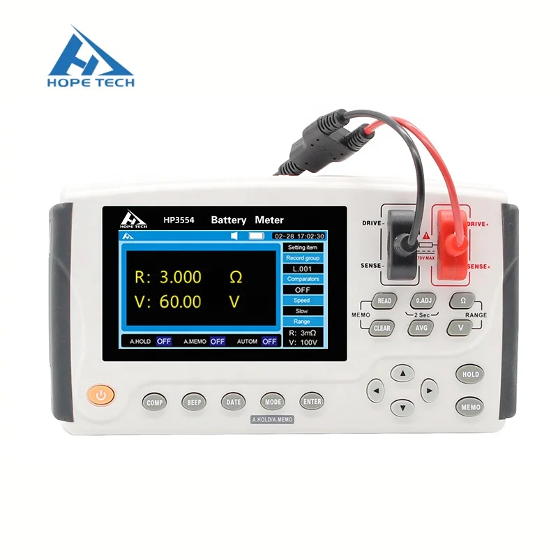 

HP3554 Battery Internal Resistance Meter Battery Test Instrument