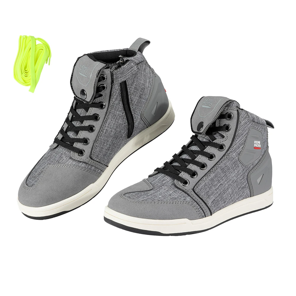 

KEMIMOTO мотоциклетные короткие ботинки, мужская летняя дорожная обувь, кроссовки, противоскользящая защита, дышащая повседневная обувь для поездок на работу