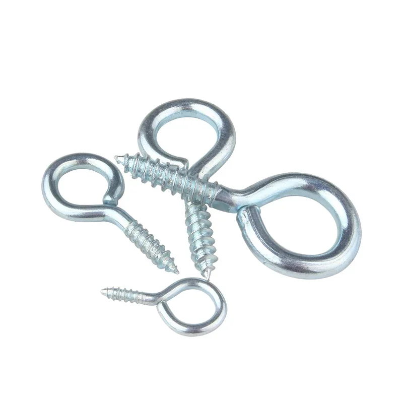 

Саморезы с крючком из углеродистой стали синего цвета