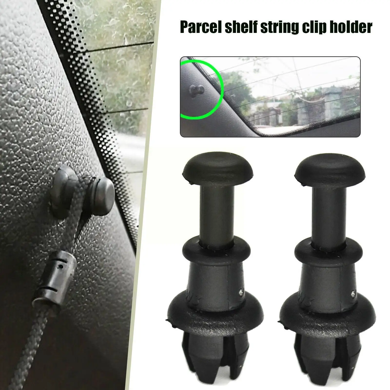 

2/4pcs for VOLKSWAGEN Golf MK5 6 Tigaun MK1 6R 6C Boot Trunk Parcel Shelf Tray Strap String Clips Hook Tonneau Pivot Holder X4B0