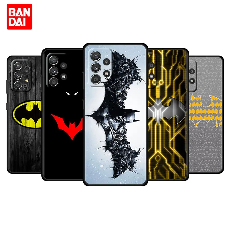

Batman Joker Karta Case for Samsung Galaxy A03 A13 A31 A50 A51 A52 A30 A70 A71 A32 Note 20 Ultra 5G Black Casing Cover Silicone