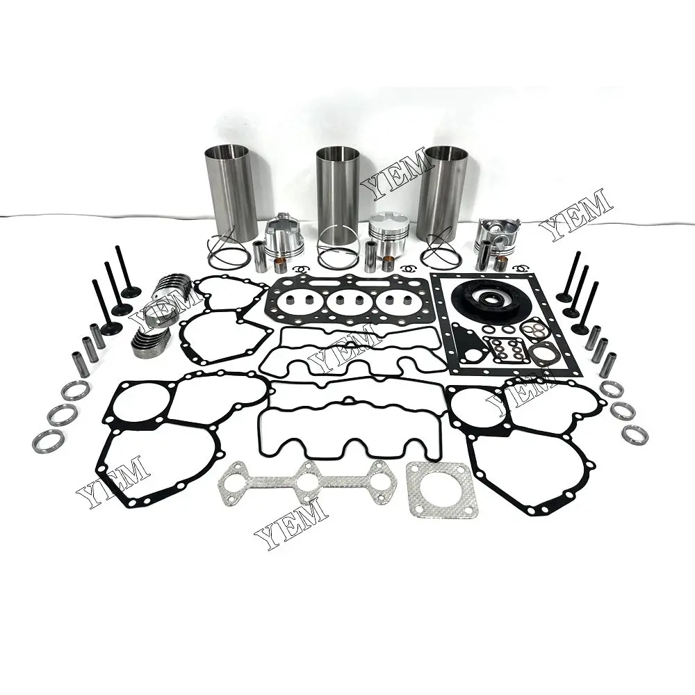 

S773 Overhaul Kit Cylinder Liner Kit With bearings gaskets and other wearable parts. For Shibaura Forklift Excavator Engine.