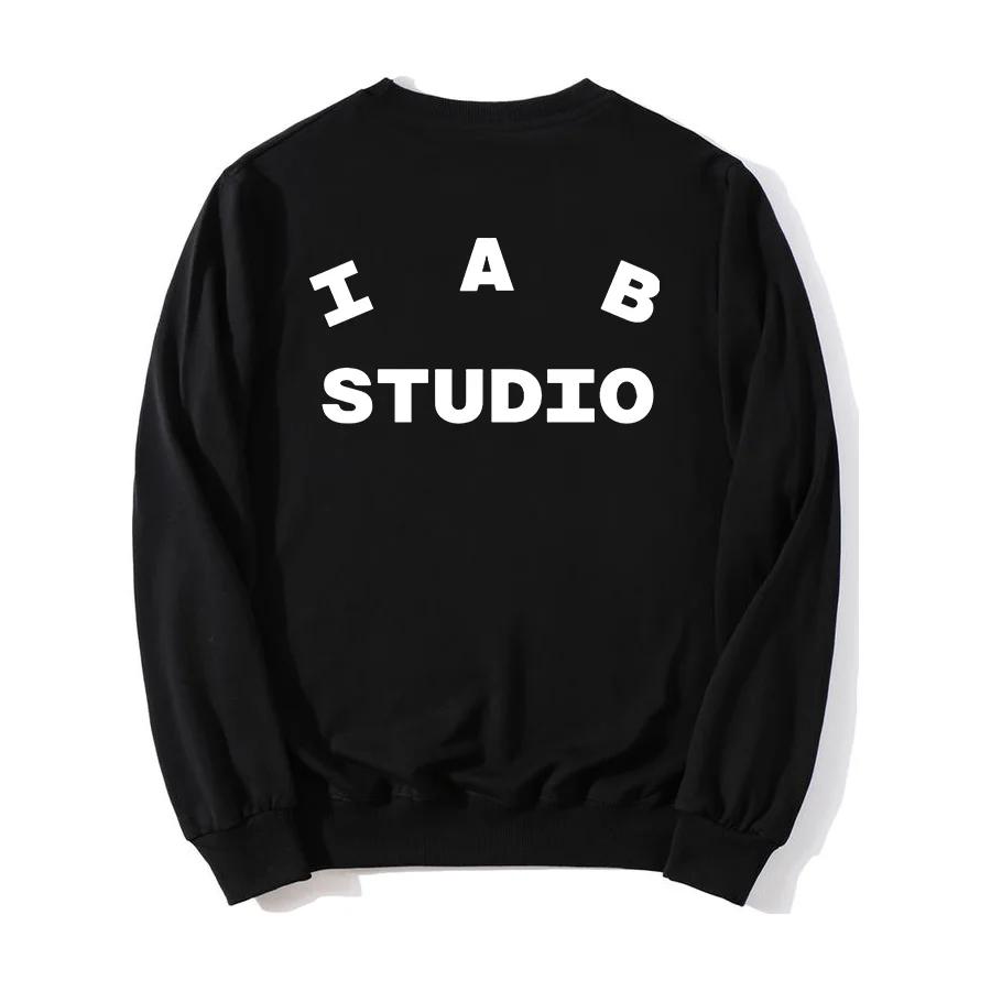 

2023 Spring New IAB STUDIO Men Casual Minimalist Sweatshirts Oversize O-Neck Basic Wardrobe Essentials Plus Size Pullover