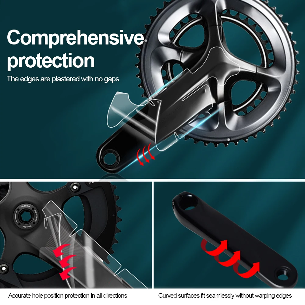 

Mountain Bicycle Crank Protective Film Universal Sprocket Crank Guard Anti-Collision MTB Road Bike Crank Protect Sticker