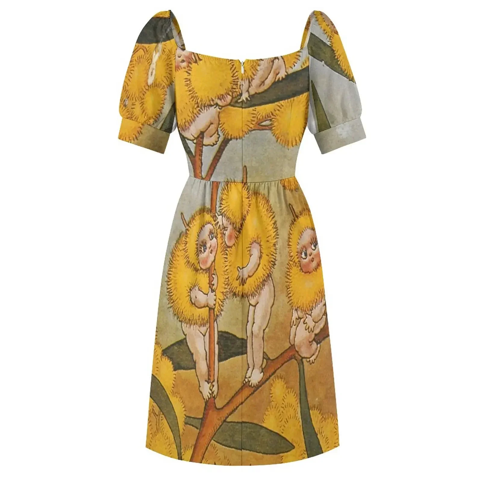 Wattle Babies - Платье без рукавов с принтом May Gibbs летнее платье длинными рукавами