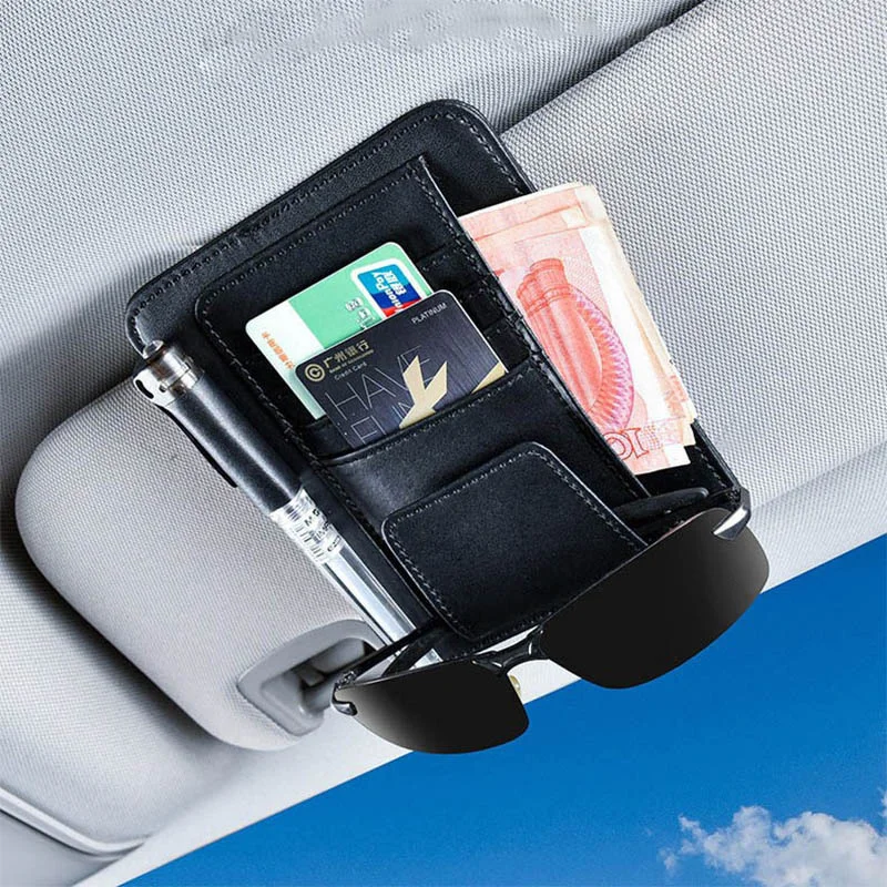 

Car Visor Storage Multi-Function Visor Glasses Holder Multi-Layer Card Holder Document Holder General Motors Interior Supplies