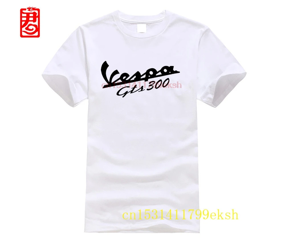 

Vespa GTS 300 S-3XL Color White T-shirt