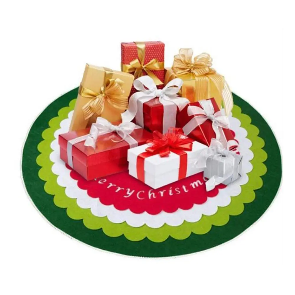 

Аксессуары, напольное покрытие на Рождество, Рождество, праздничный декор, ковер, напольный коврик, уличное одеяло, 4-слойная юбка на рождественскую елку