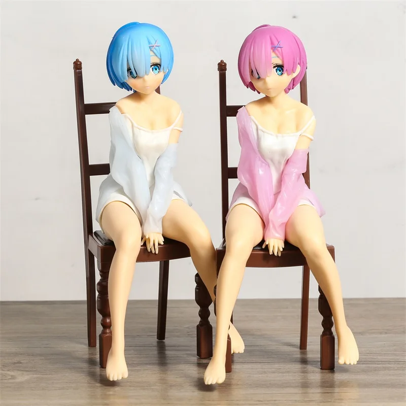 

Фигурка из ПВХ «Re Zero Start Life in other World», коллекционная Игрушечная модель, декоративная фигурка Rem Ram Relax Time