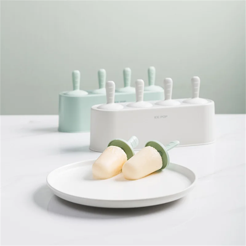 

Форма для льда с 4 полостями, креативная летняя форма для самостоятельного творчества с милыми палочками, ретро формы для льда, инструменты ...