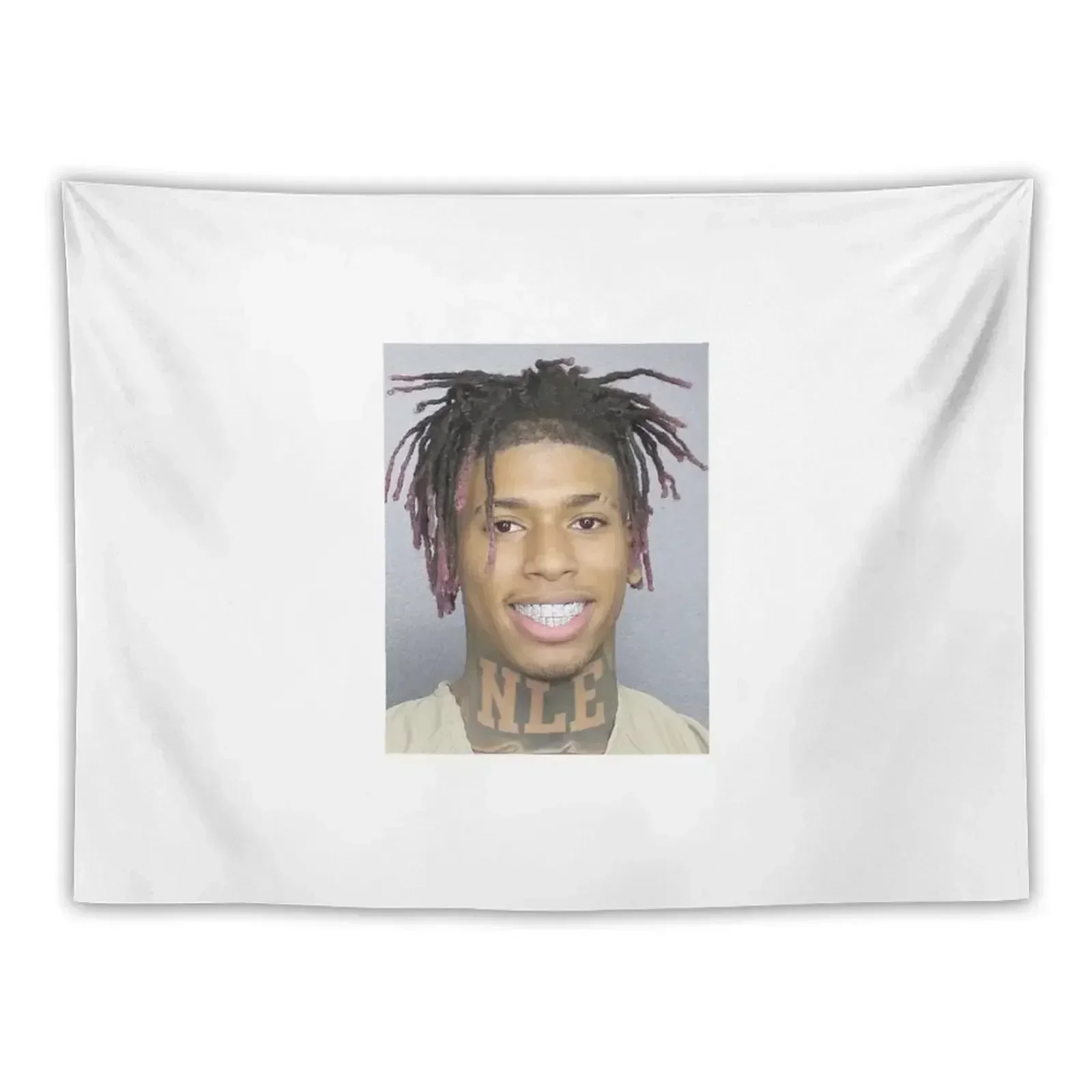 NLE Choppa Mugshot Гобелен Домашний и Комфортный Декор Настенный