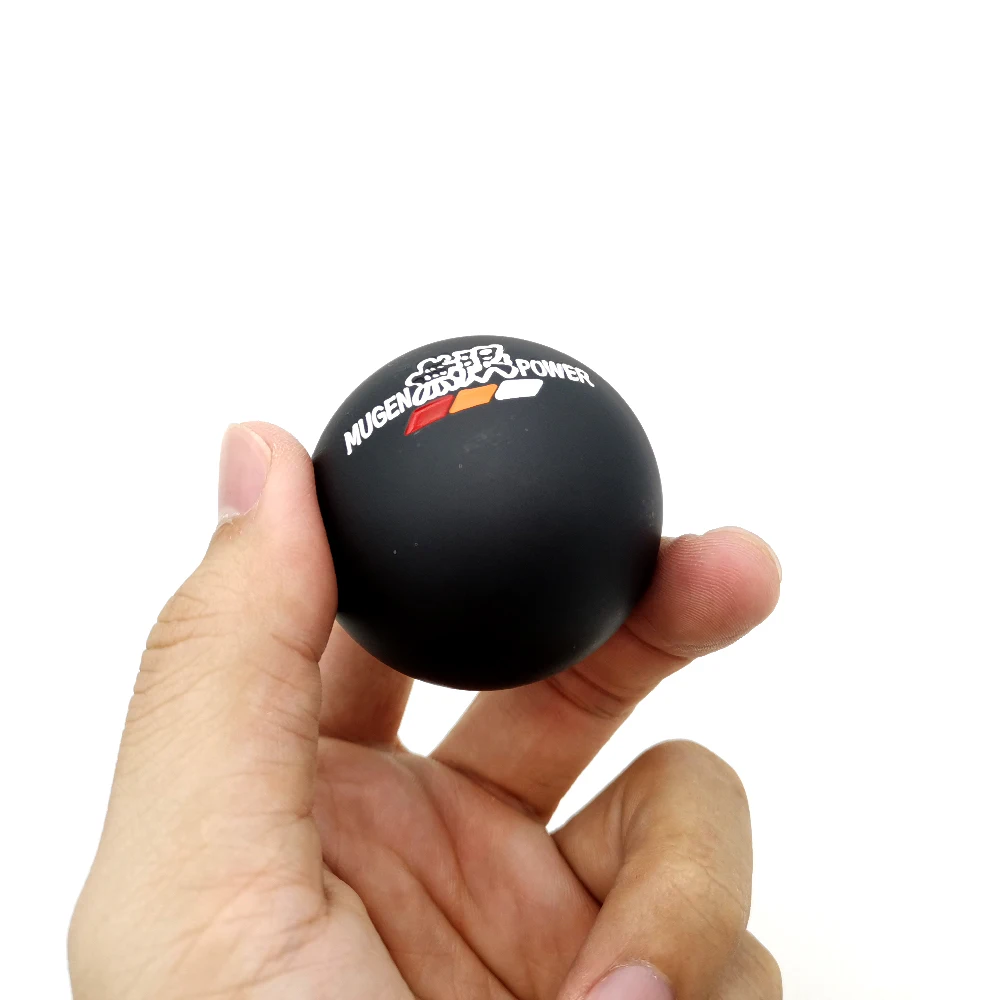 Черно-белая универсальная полимерная ручка переключения передач для автомобиля